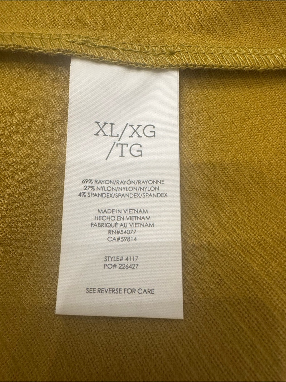 Cabi Moss Gold Touring Jacket Zip Up Utility Shacket XL NWOT - Picture 7 of 7
